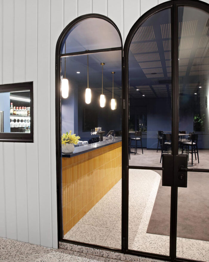 Arched steel doors. - Image 4