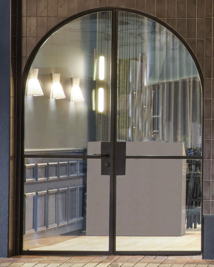 Arched steel doors. - Image 3